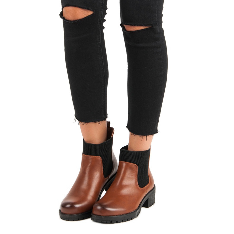 Fashionable Jodhpur boots from VINCEZA brown 1 Fashionable Jodhpur boots from VINCEZA brown 1