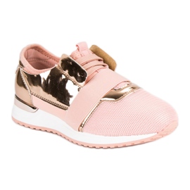 Slip-on sports shoes pink 1