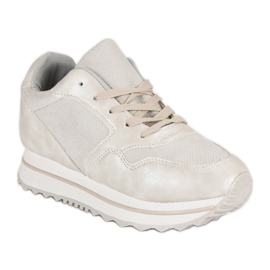 Marquiz Fashionable Sneakers On The Platform grey 1