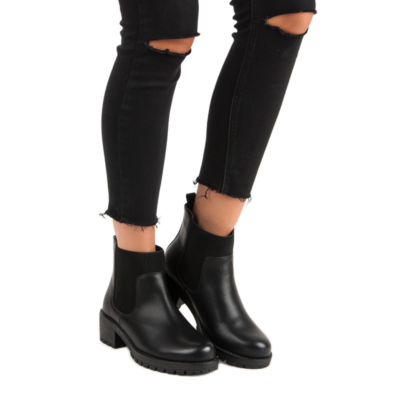 Fashionable Jodhpur boots from VINCEZA black 1 Fashionable Jodhpur boots from VINCEZA black 1