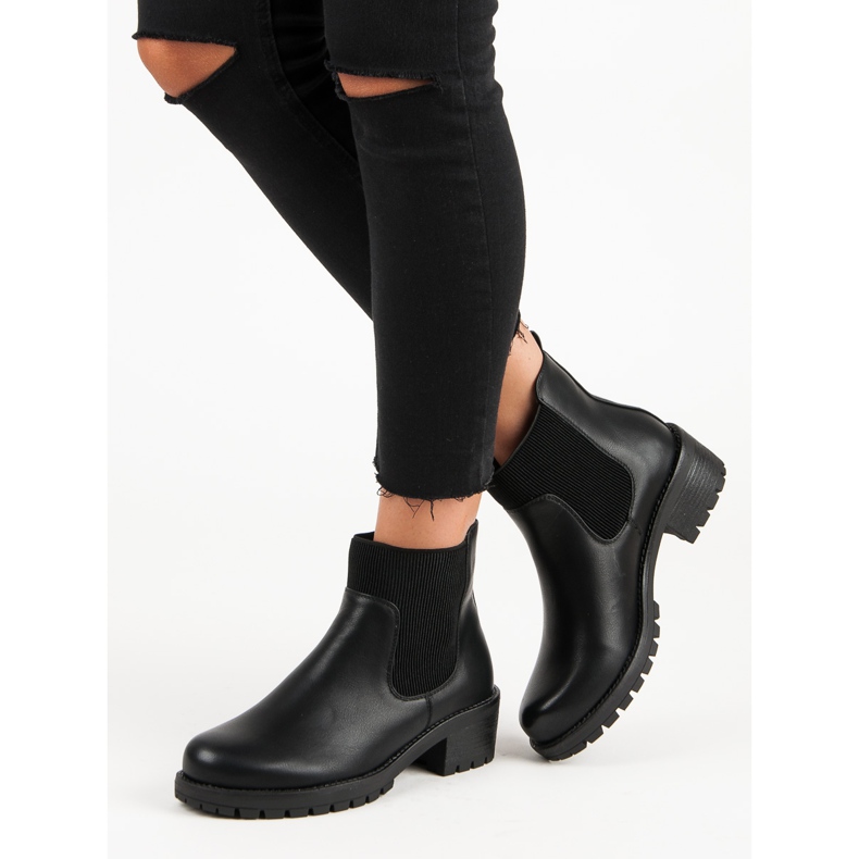 Fashionable Jodhpur boots from VINCEZA black 2 Fashionable Jodhpur boots from VINCEZA black 2