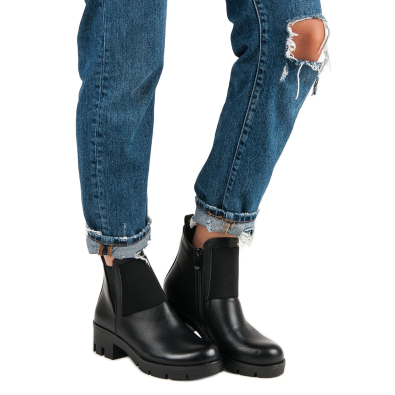 Black vinceza high heels 1