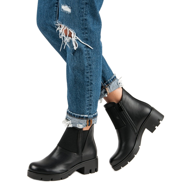 Black vinceza high heels 2