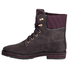 Lucky Shoes Gray suede workers grey 1 Lucky Shoes Gray suede workers grey 1