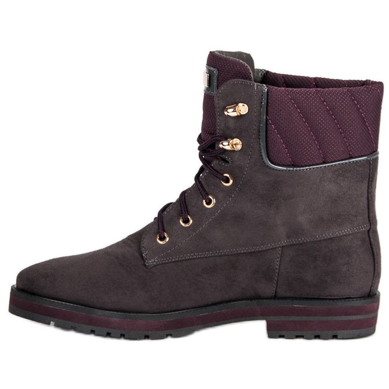 Lucky Shoes Gray suede workers grey 1 Lucky Shoes Gray suede workers grey 1