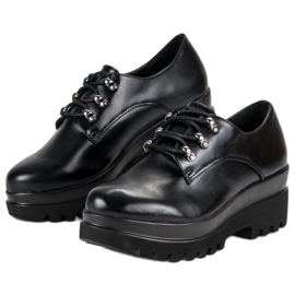 Tied women's shoes black 2