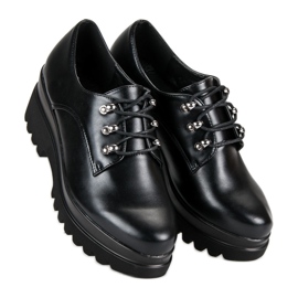 Tied women's shoes black 1