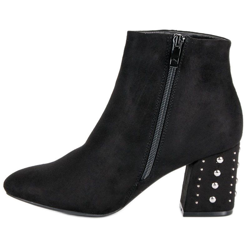 Stylish boots on the post black 1