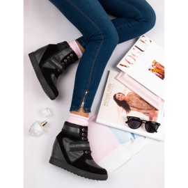 J. Star Lace-up wedge shoes black 1 J. Star Lace-up wedge shoes black 1