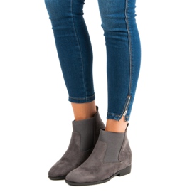 Lucky Shoes Fashionable Jodhpur boots grey 2