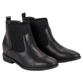 Lucky Shoes Fashionable Jodhpur boots black 1