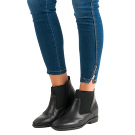 Lucky Shoes Fashionable Jodhpur boots black 2