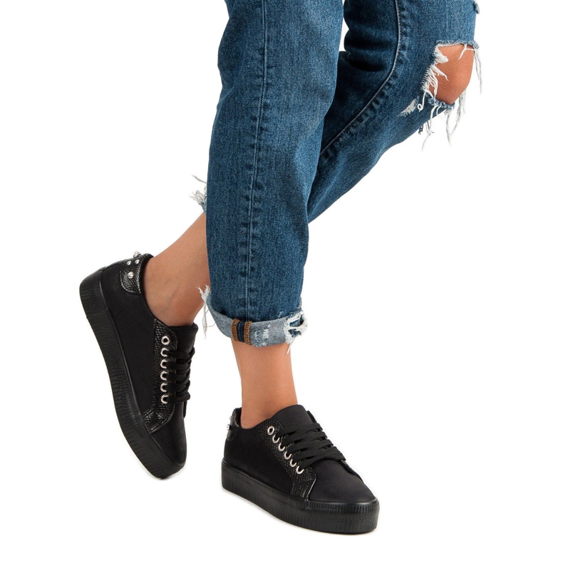 Sweet Shoes Fashionable Sports Shoes black 2 Sweet Shoes Fashionable Sports Shoes black 2