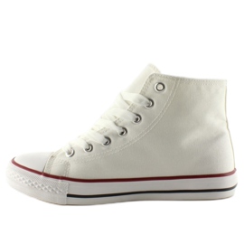 High-top sneakers with R63 White patches 1