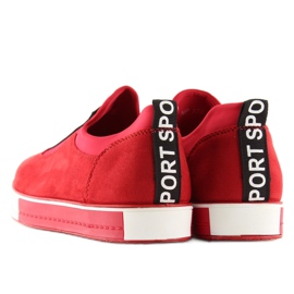 Red women's sneakers NB178 Red 1