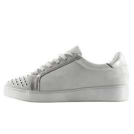 Gray Women's gray sneakers G253 gray grey 1