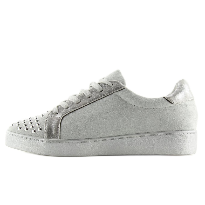 Gray Women's gray sneakers G253 gray grey 1