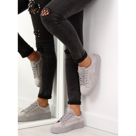 Gray AX03 Gray high-soled sneakers grey 1