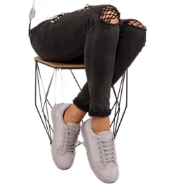 Gray AX03 Gray high-soled sneakers grey 2