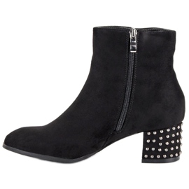 Filippo Elegant suede boots black 1