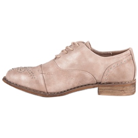 Super Me Fashionable tied shoes pink 1