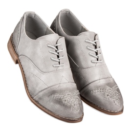 Super Me Fashionable lace-up shoes grey 1