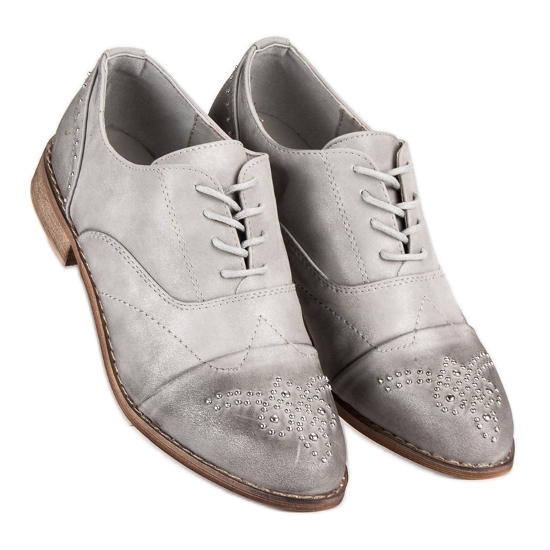 Super Me Fashionable lace-up shoes grey 1
