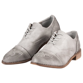 Super Me Fashionable lace-up shoes grey 2