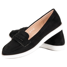 Super Me Black suede loafers 2