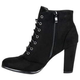 Juliet Tied boots on the post black 1