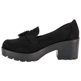 Ch. Creation Stylish moccasin shoes black 1