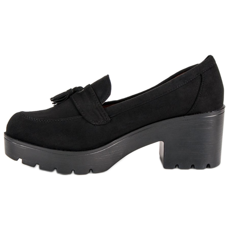 Ch. Creation Stylish moccasin shoes black 1