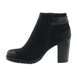 Filippo Women's high-heeled boots with 8255 buckles black 2