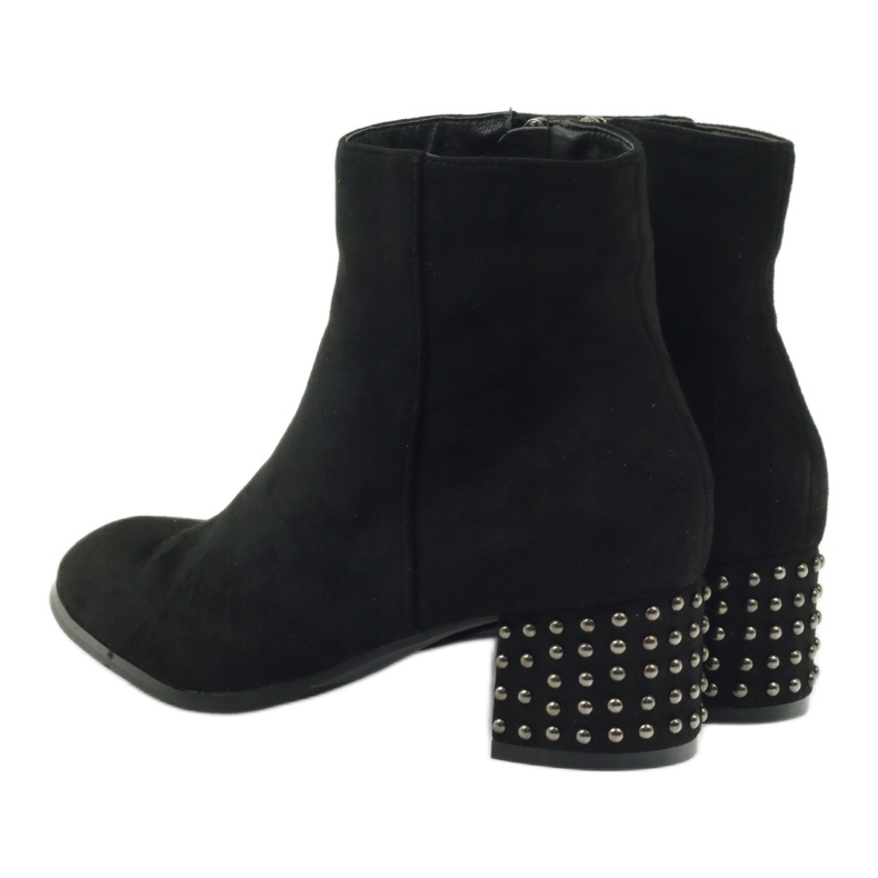 Black Filippo 540 high heels winter boots 4