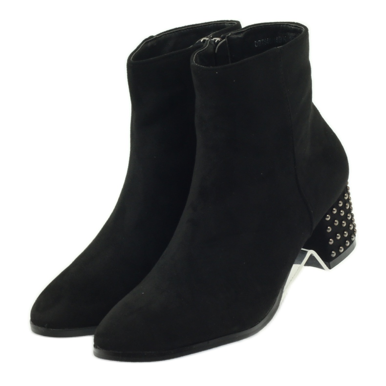 Black Filippo 540 high heels winter boots 3