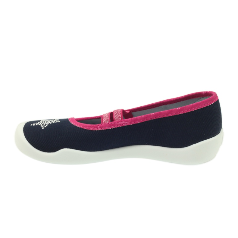 Befado 116y246 star slippers grey pink navy blue 2 Befado 116y246 star slippers grey pink navy blue 2