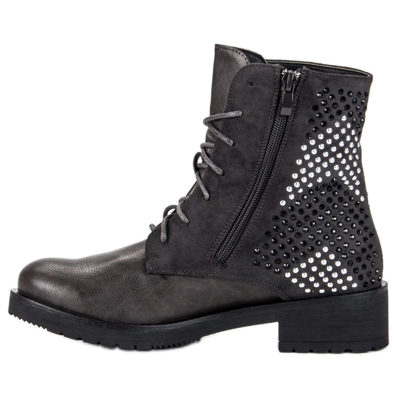 Rock boots workery grey 1