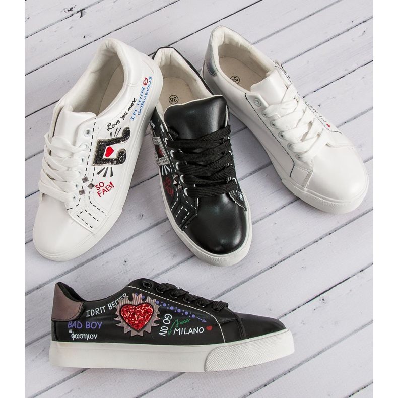 Black Sneakers With Print 1