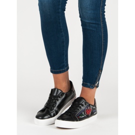 Black Sneakers With Print 2