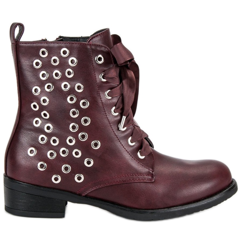 Tied burgundy workers red 1