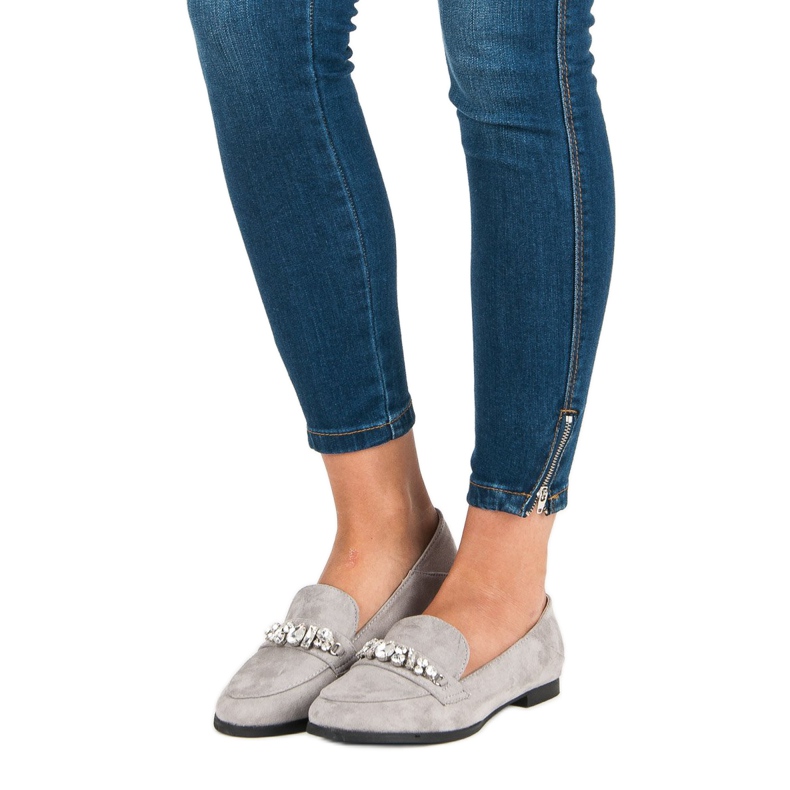 Bestelle Elegant gray loafers grey 2