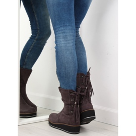 Gray Gray boots for women TH17-7 Gray grey 1