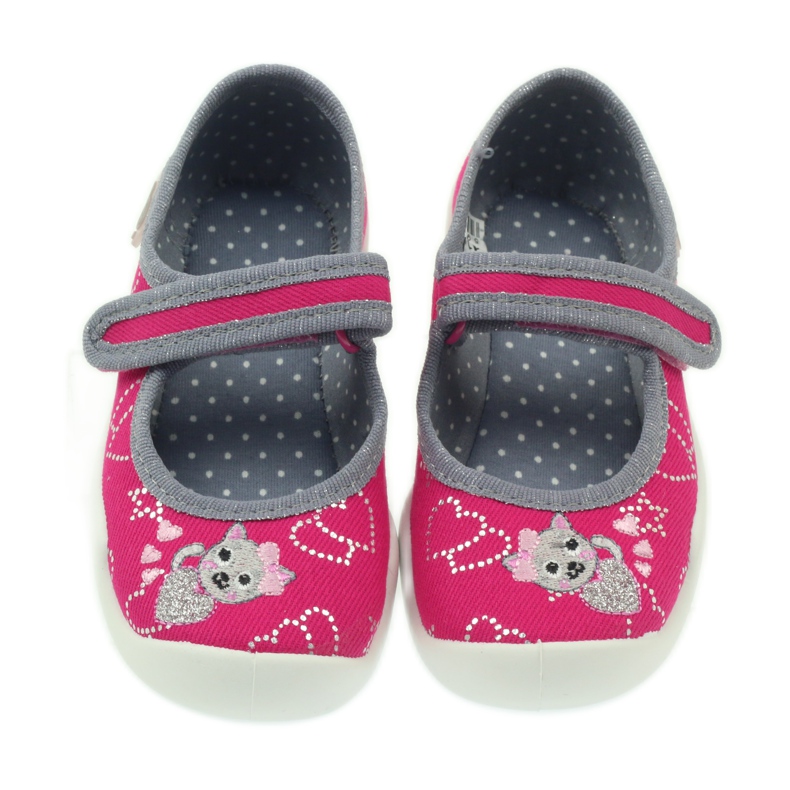 Befado children's shoes ballerinas slippers 114x308 grey pink 3 Befado children's shoes ballerinas slippers 114x308 grey pink 3