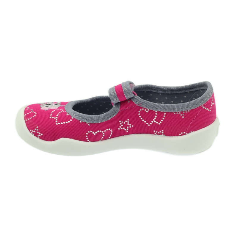 Befado children's shoes ballerinas slippers 114x308 grey pink 2