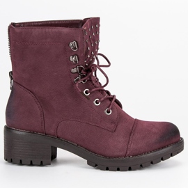 Stylish maroon VINCEZA Workers red 1