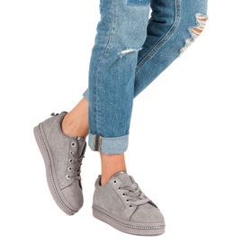Fashion Suede Sneakers grey 2