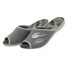 Befado women's shoes slippers 254D096 slippers grey 4