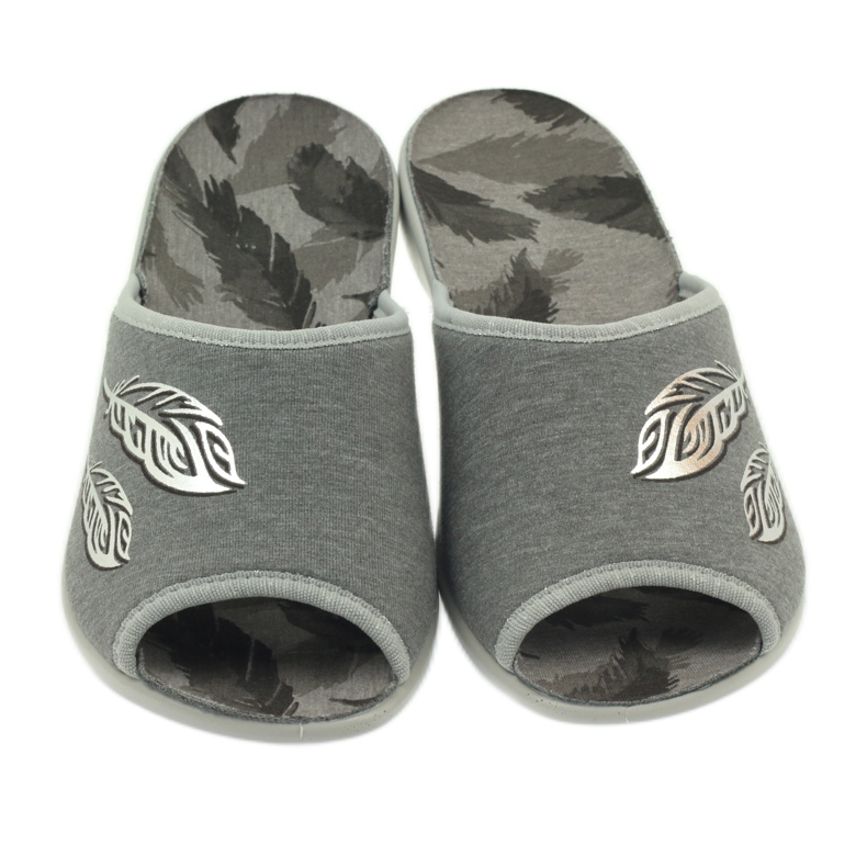 Befado women's shoes slippers 254D096 slippers grey 3