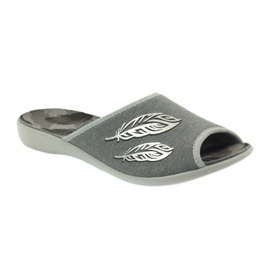 Befado women's shoes slippers 254D096 slippers grey 1