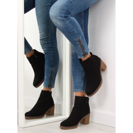 Black high-heeled boots 7B670 Black 2 Black high-heeled boots 7B670 Black 2